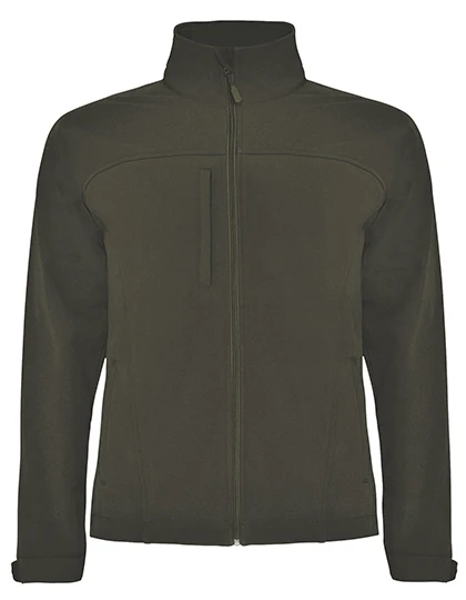 Rudolph Softshell Jacket Dark Green Brown 38 / XL