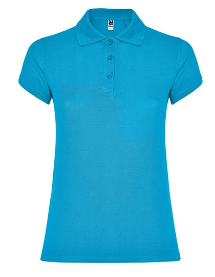 Women´s Star Poloshirt Turquoise 12 / XXL