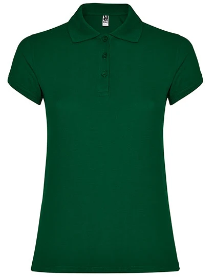 Women´s Star Poloshirt Bottle Green 56 / 3XL