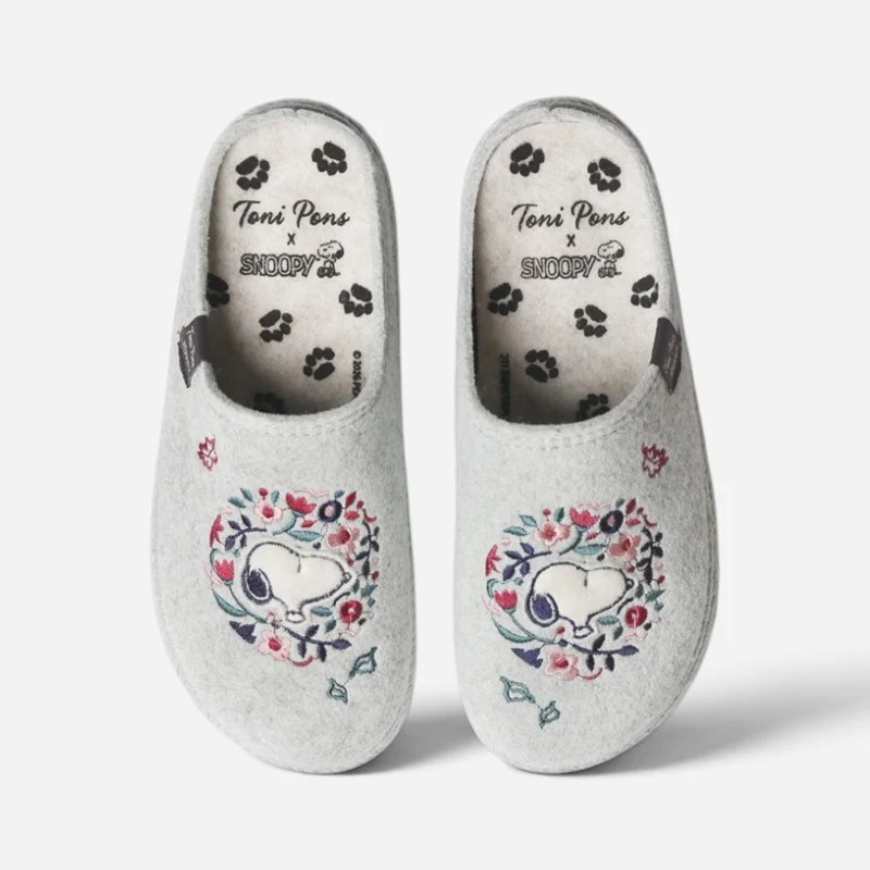 Snoopy Slipper Cameo Aqua 40