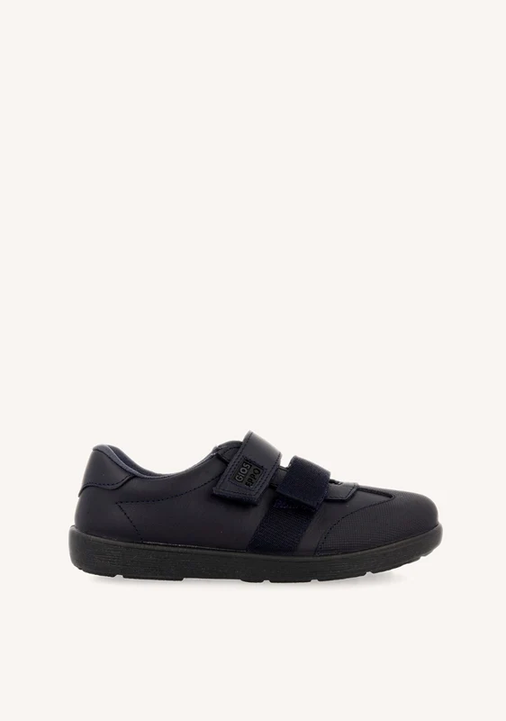 Navy blue school shoes for boys SALCHA 34