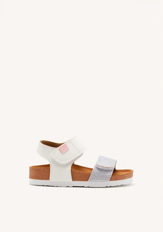 Silver bio sole flip flops for girl JABBEKE 29