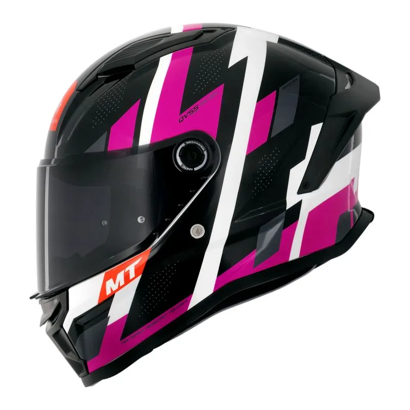 Capacete MT Stinger 2 Register B8 Preto Rosa 56