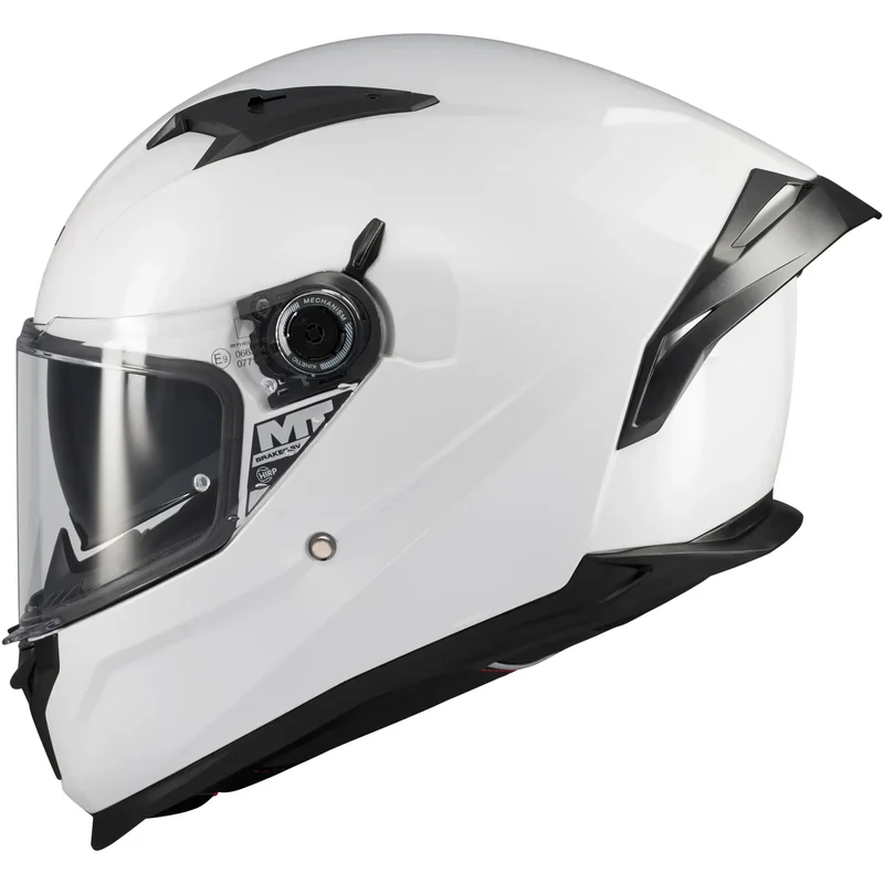 Casco MT Braker SV Pure A0 - Blanco Brillo L