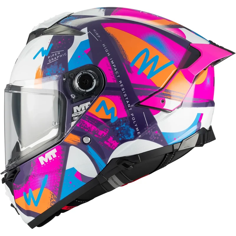 Casco MT Thunder 4 R SV Pipen C8 L