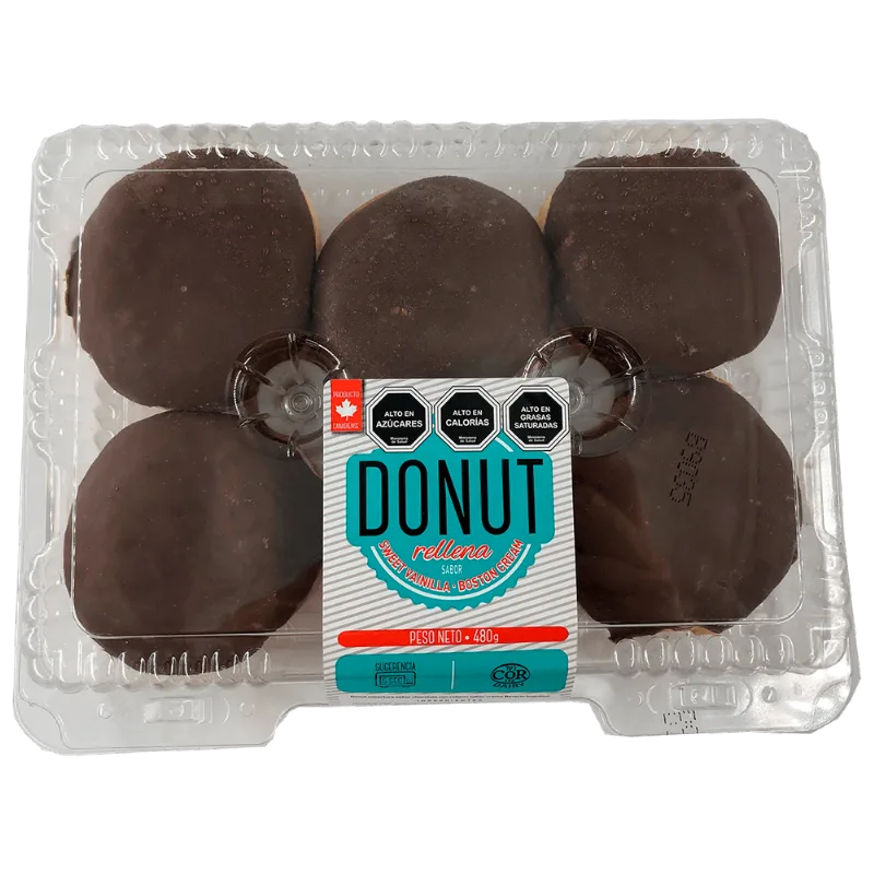 Donuts Boston Cream 6 un.