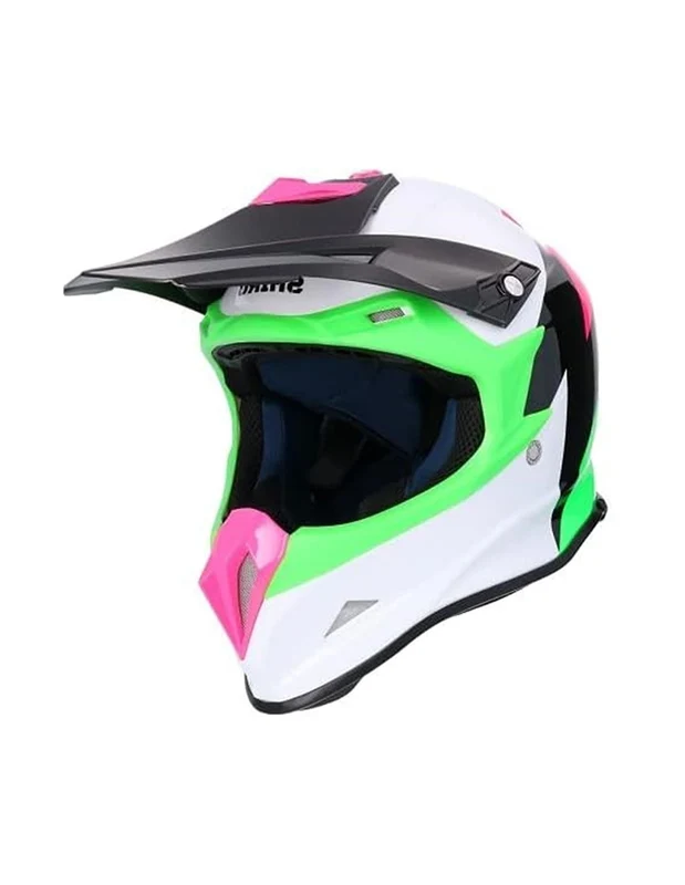 SHIRO OFF ROAD CAPACETE DE MOTO TSUNAMI MX-307 ROCK TROPIC L / TROPIC