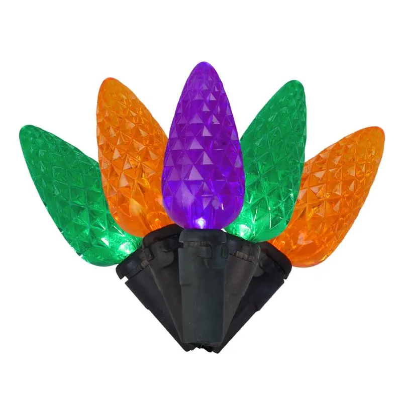 String Lights Celebrations 100 Led C6 Multicolor Halloween