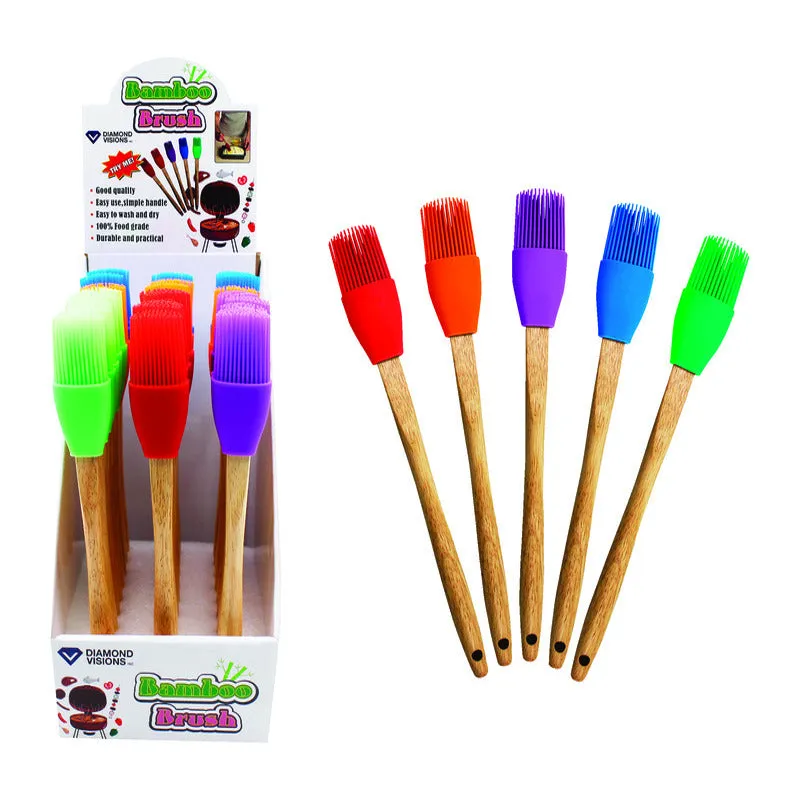 Pincel De Alinhavação Home Plus Bamb/sili (pacote Com 24)