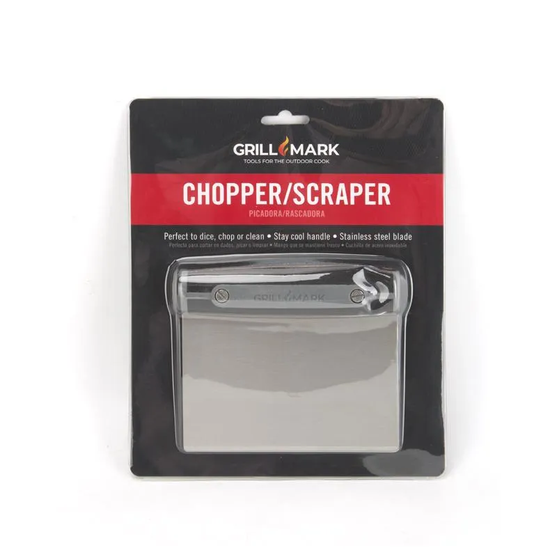 Griddle Scraper Grill Mark, Pacote Com 1 Pacote De Aço Inoxidável