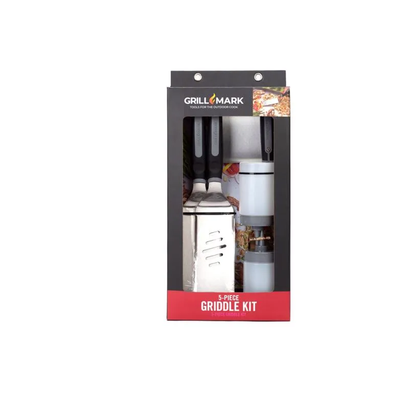Kit De Acessórios Para Grelhar Grill Mark Stainless Steel 5 Unidades