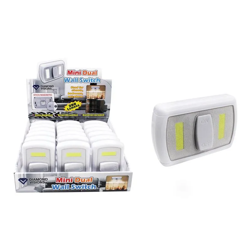 Bateria Manual Night Light Diamond Visions Mini Cob Led