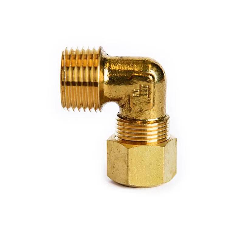 Compressão Atc De 90 Graus No Cotovelo De 3/8 Pol. Latão