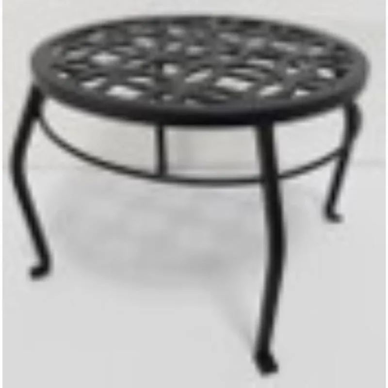 Plant Stand Living Accents, Ferro Fundido Preto, 15 Cm H