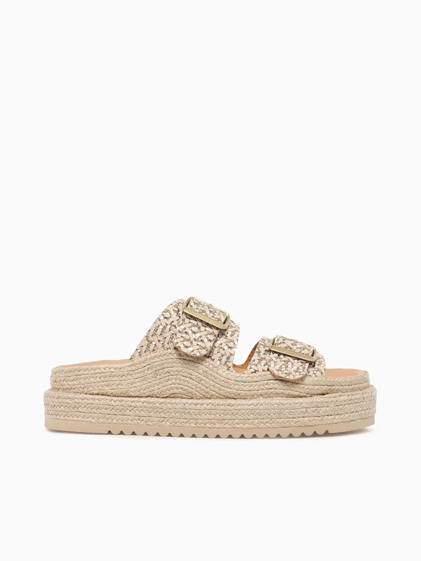 938 Crema Platino Leather Beige / 40 / M