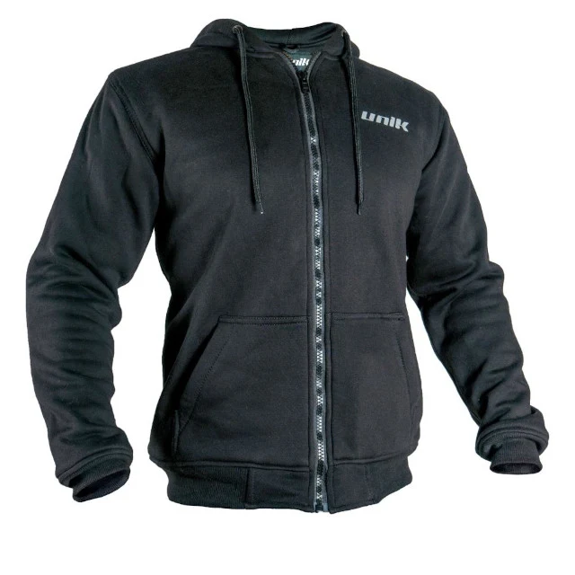 Sudadera con protecciones Unik SC-01 algodón kevlar - negro XL