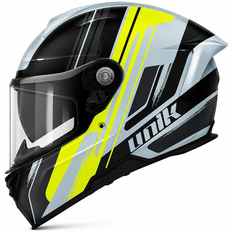 Casco Unik Ultra DV March - Negro/Amarillo XXL
