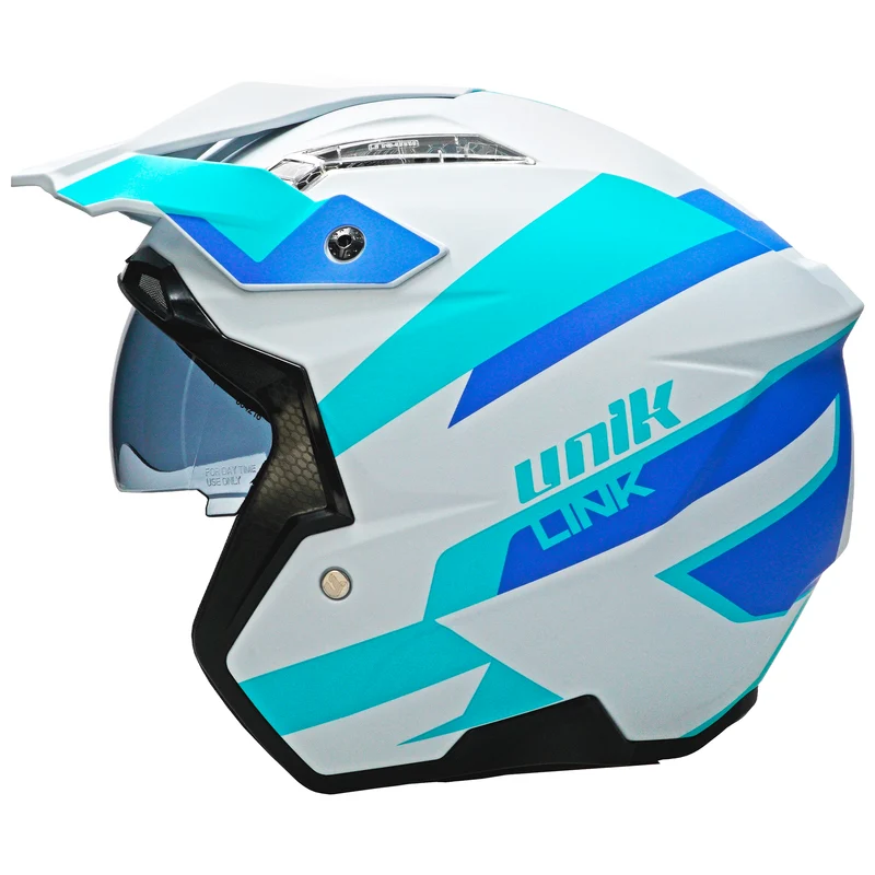 Casco Unik Link DV Blueza - Gris/Azul S