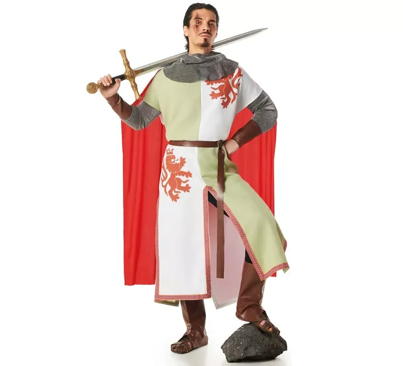 Disfraz de Caballero Medieval León para hombre S