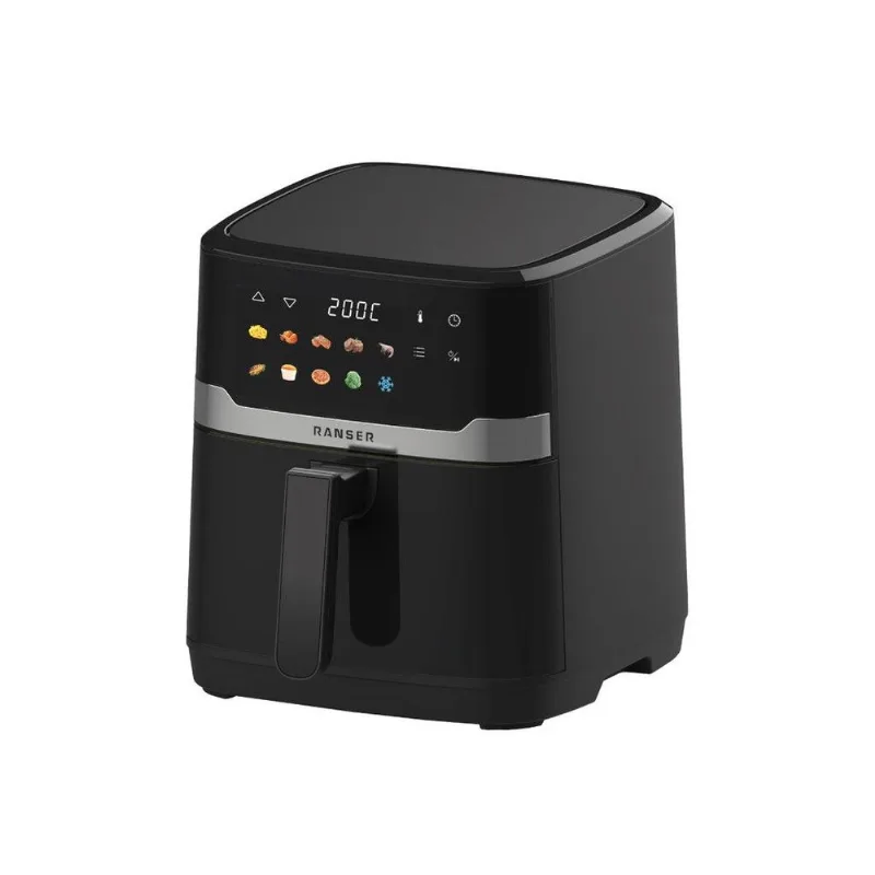 Freidora De Aire Digital Ranser RAVELLO AF-8675 7 Litros 1700W Panel Táctil Negra
