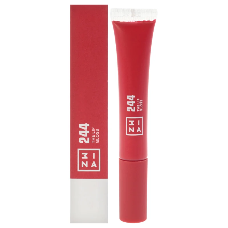 3INA The Lip Gloss - 244 Brilliant Red by 3INA for Women - 0.27 oz Lip Gloss 0.27 oz