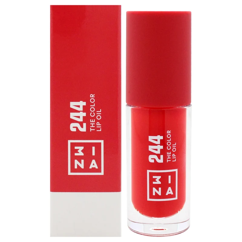 3INA The Color Lip Oil - 244 Classic Red by 3INA for Women - 0.14 oz Lip Oil 0.14 oz