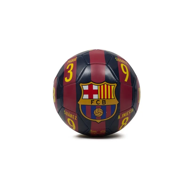 Bola de Futebol Barcelona - Nomes e Números de Jogadores - Azul/vermelha