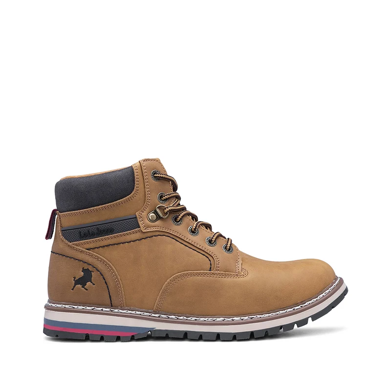 Botim Casual Homem Nobuck Camel 41