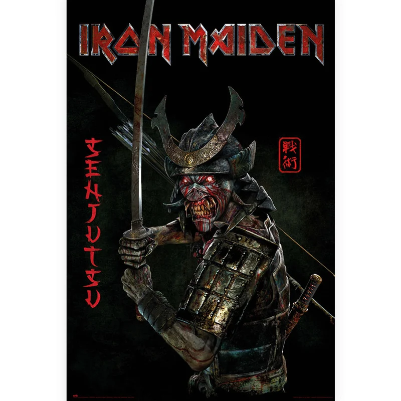 IRON MAIDEN アイアンメイデン (11月 来日 記念 ) - SENJUTSU / ポスター