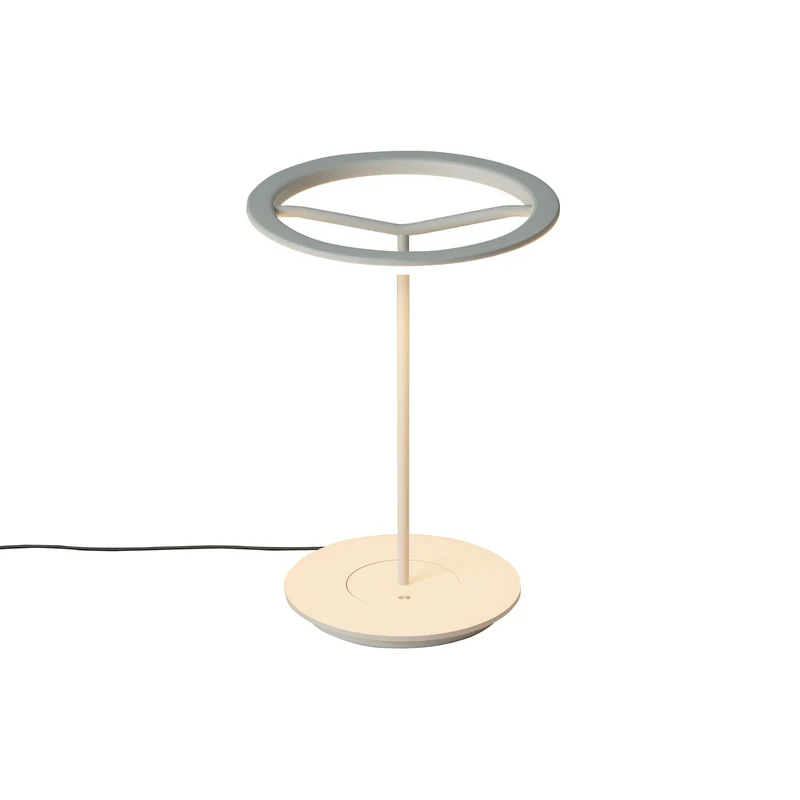 Sin LED Table Lamp White Grey / Without Lamp Shade / Small