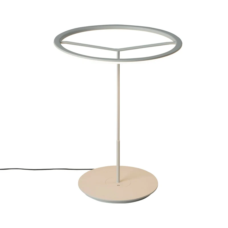 Sin LED Table Lamp White Grey / Without Lamp Shade / Large