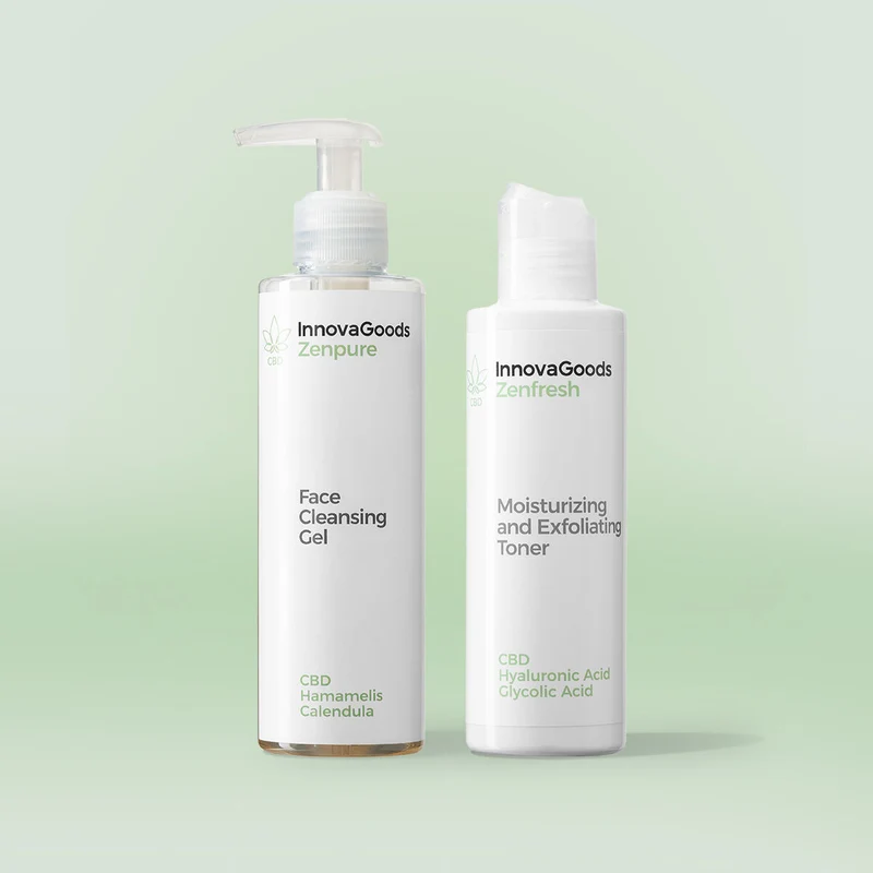 Face Cleansing Duo Pack CBD InnovaGoods