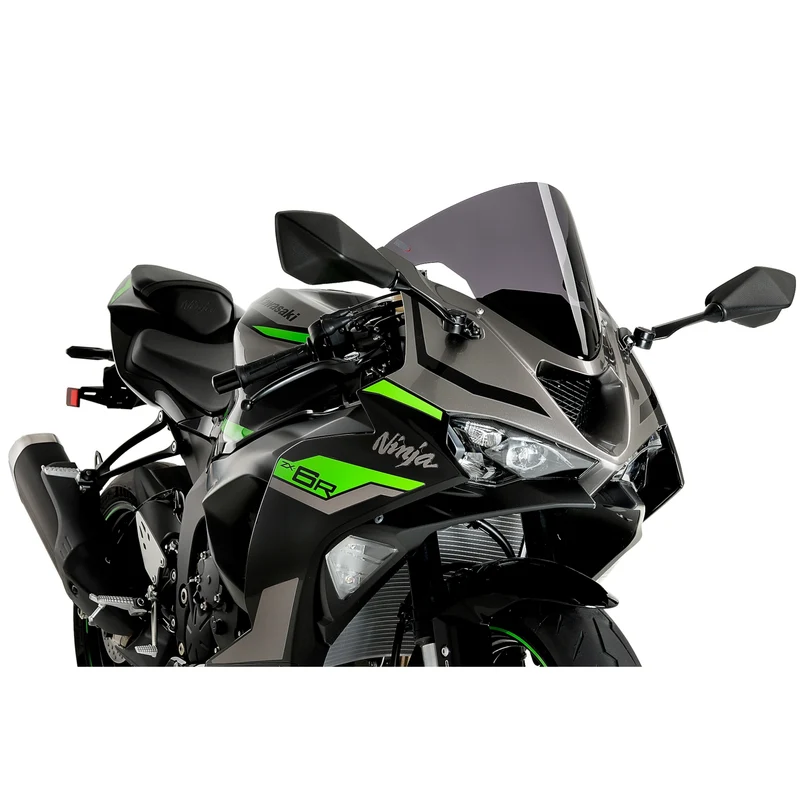 Cúpula Puig R-Racer Kawasaki ZX-6R Ninja 24-26 ahumado oscuro