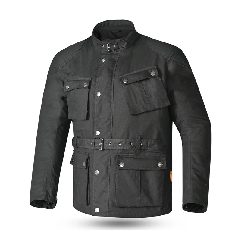 BELA WATSON CASACOS DE MOTO TEXTIL PRETO 5XL / Negro