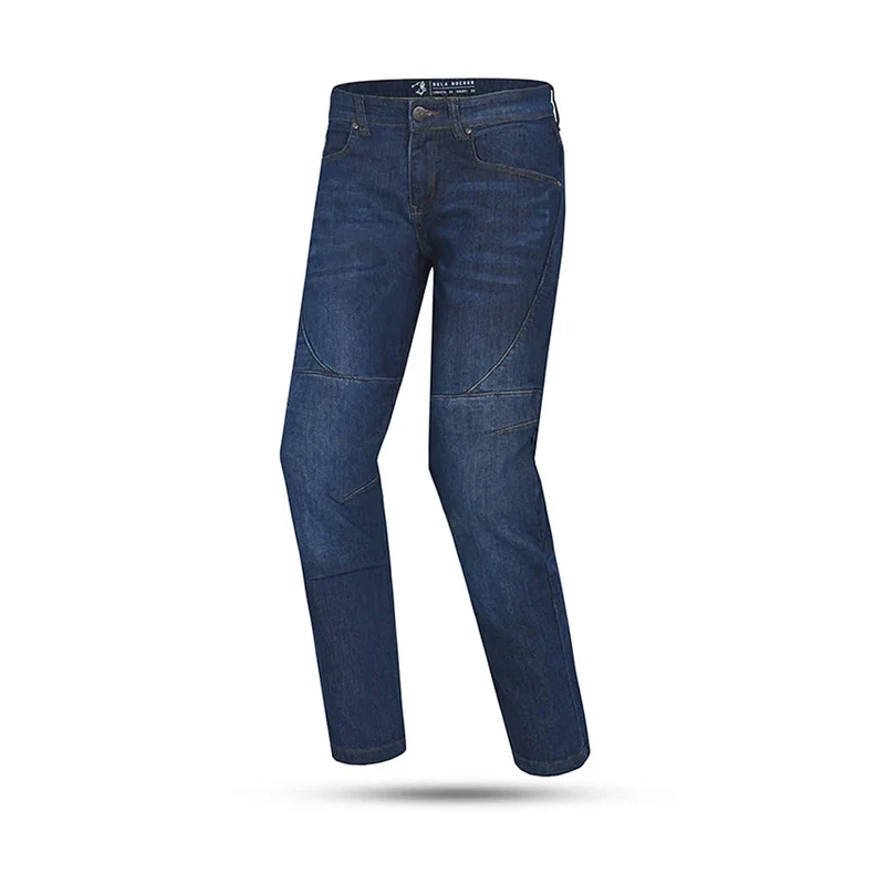 BELA ROCKER CALCAS DE MOTO DENIM AZUL 32L 40 / Azul Denim