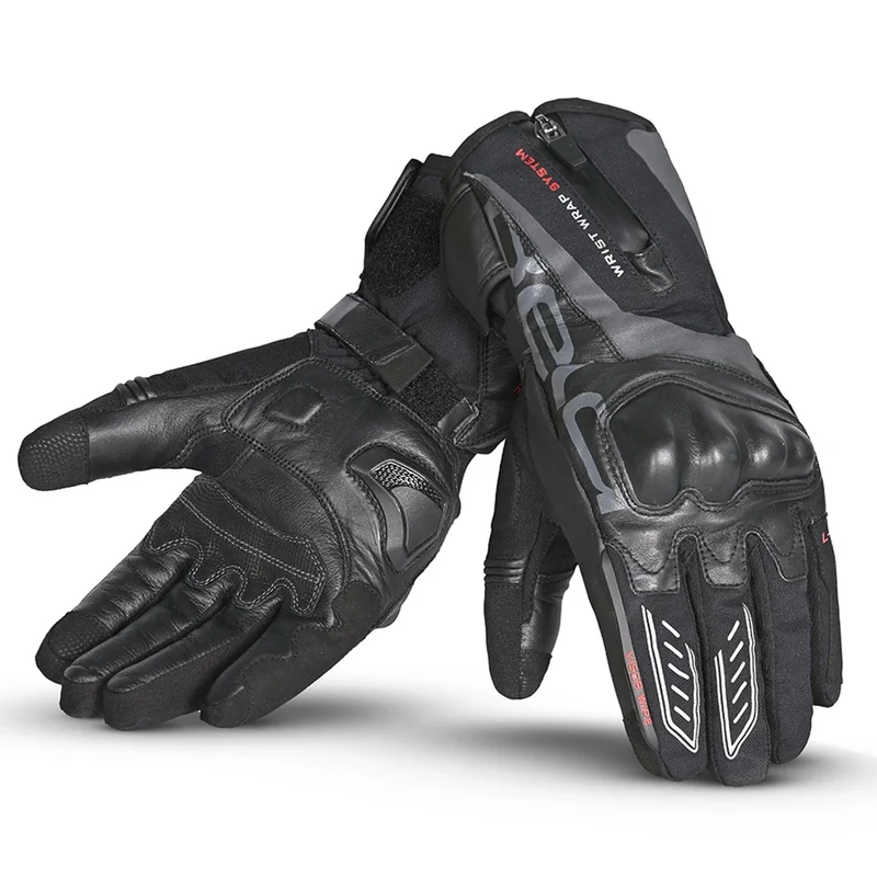 BELA WINTER WP LUVAS DE MOTO HOMEM COURO PRETO XL / PRETO