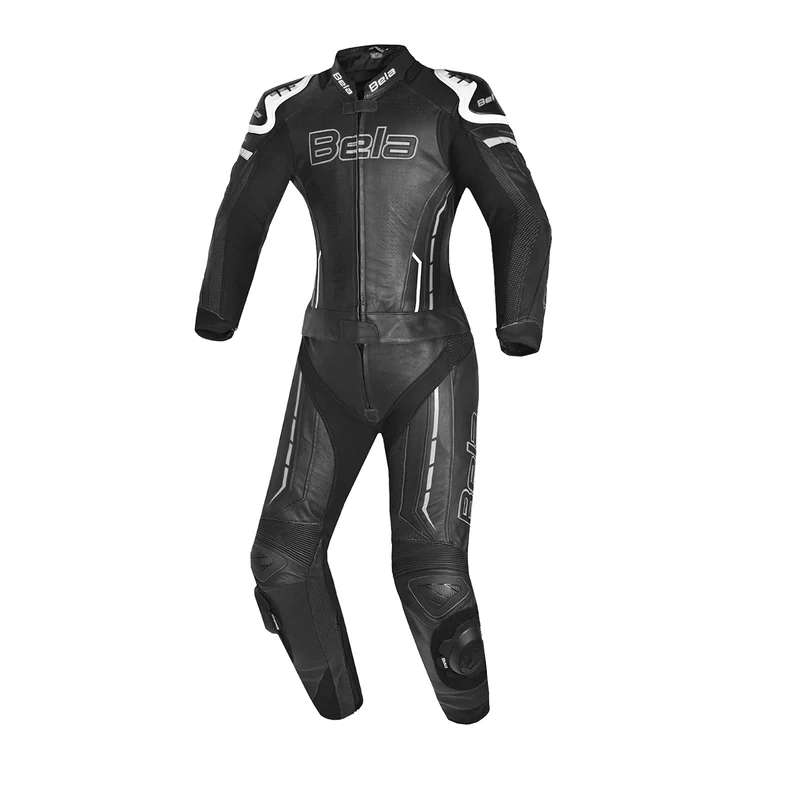 BELA ROCKET KANGAROO MIX 1 PC Fatos De Moto Senhora Preto Blanco 36 / PRETO BLANCO