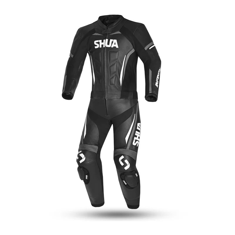 SHUA INFINITY 2 PC FATOS DE MOTO HOMEM PRETO ANTRACITE 54 / Preto/Antracita