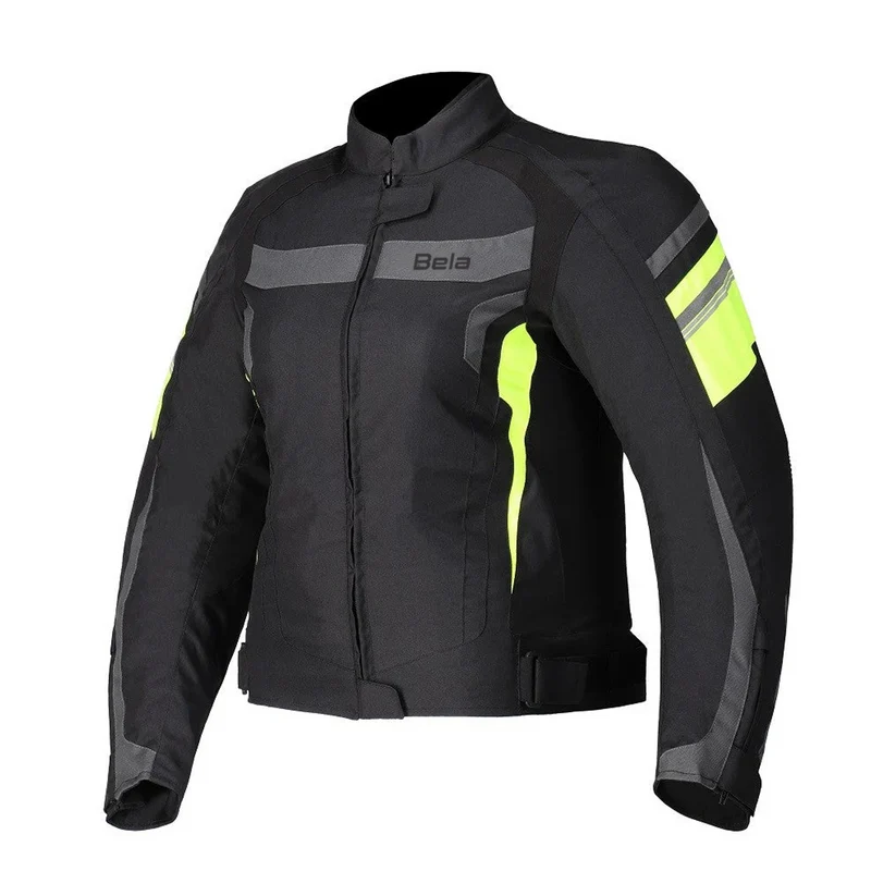 BELA Rebel Rider Casacos De Moto Homem Textil Preto Amarelo Fluo M / PRETO AMARILLO FLUOR
