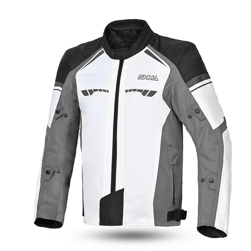 SHUA IMMORTAL CASACOS DE MOTO HOMEM TEXTIL GELO ANTHRA PRETO M / Hielo/Antracita/Negro