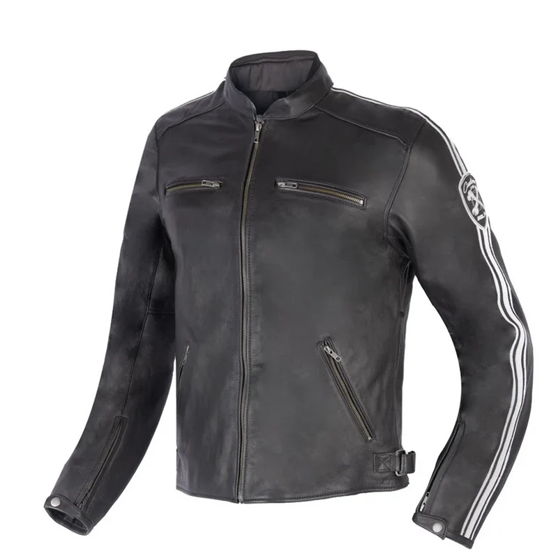 BELA CRAFT Casacos De Moto Couro Preto XS / PRETO