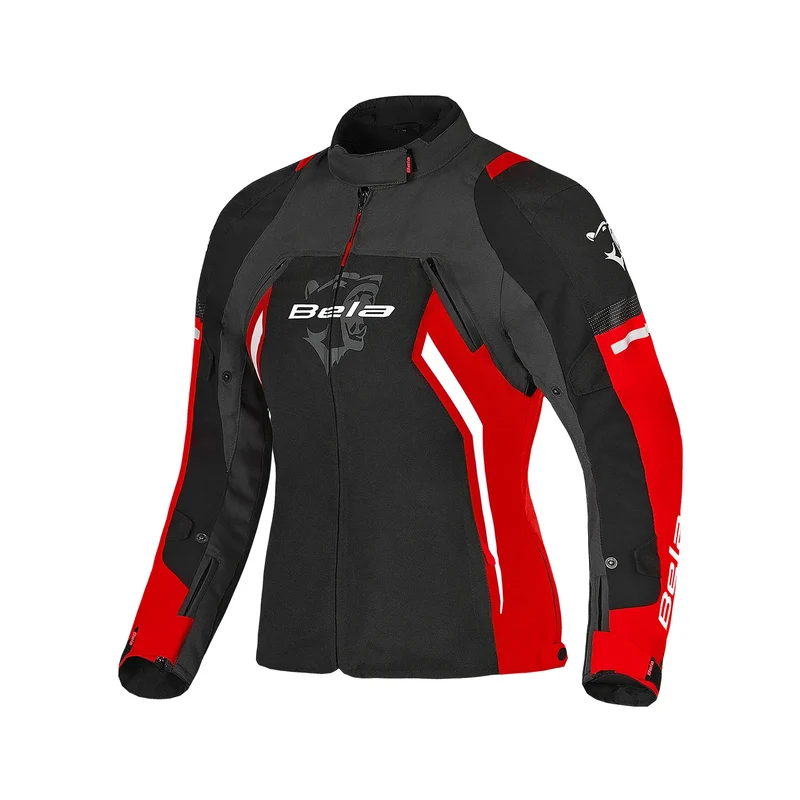 BELA ELANUR CASACOS TEXTIL DE MOTO SENHORA PRETO ANTRACITE VERMELHO 2XL / PRETO ANTRACITA VERMELHO