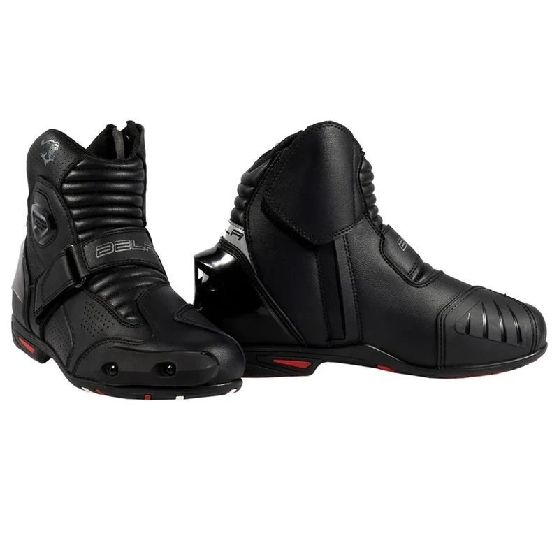 BELA FASTER Botas De Moto Couro Preto 40 / PRETO