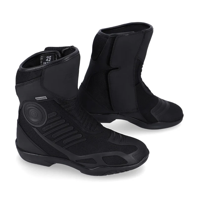 BELA AIR CLIMA WP Botas De Moto Couro Preto 47 / PRETO
