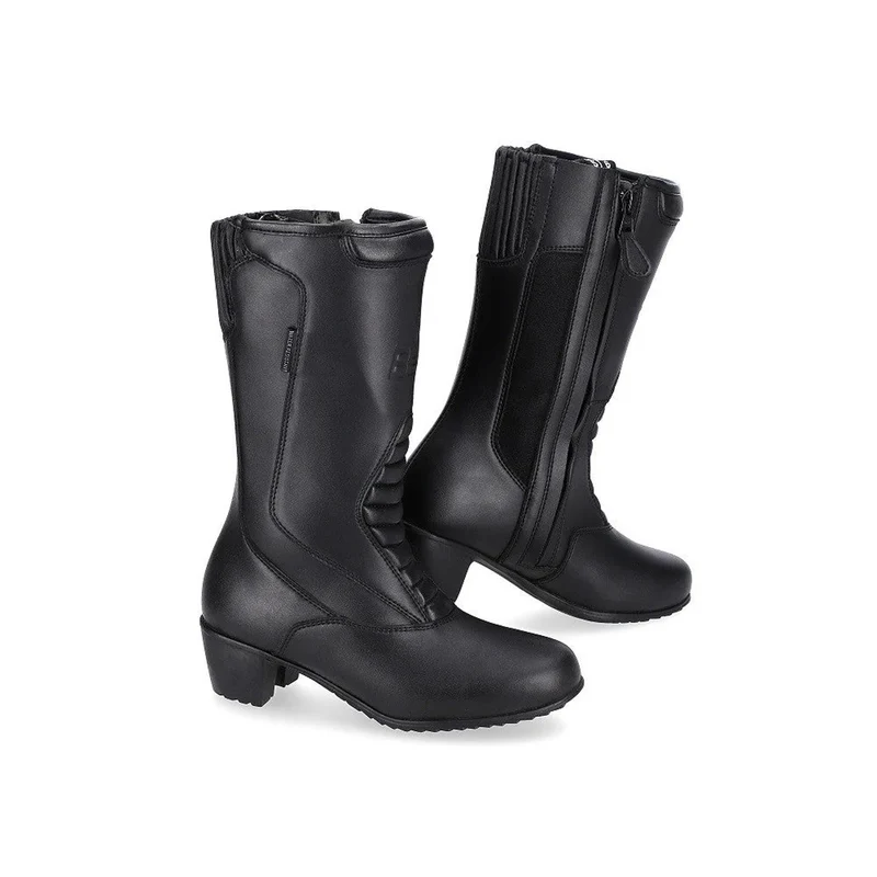 BELA ALPINE Botas De Moto Senhora Couro Preto 38 / PRETO