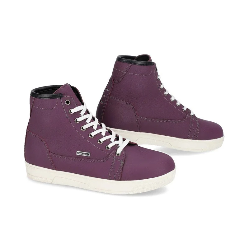 BELA VOLCAN Botas De Moto Couro Senhora Fúcsia preta 38 / PRETO FUCSIA
