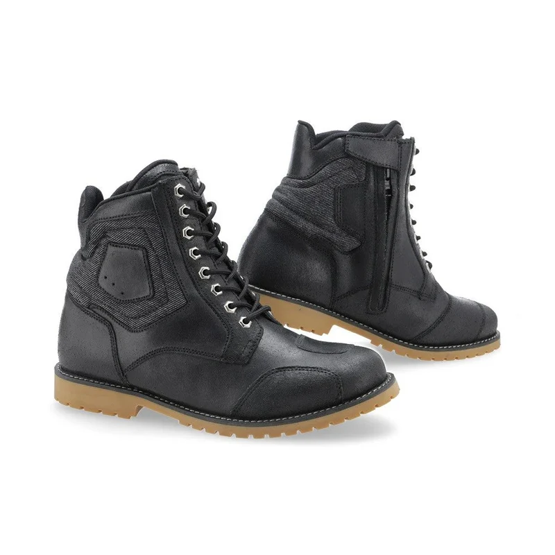 BELA Empact Botas De Moto Couro Homem Preto 46 / PRETO