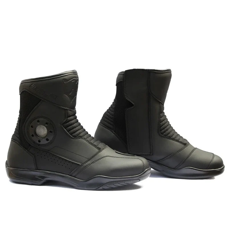 BELA PRIME CURTO BOTAS DE MOTO HOMEM COURO PRETO 46 / PRETO