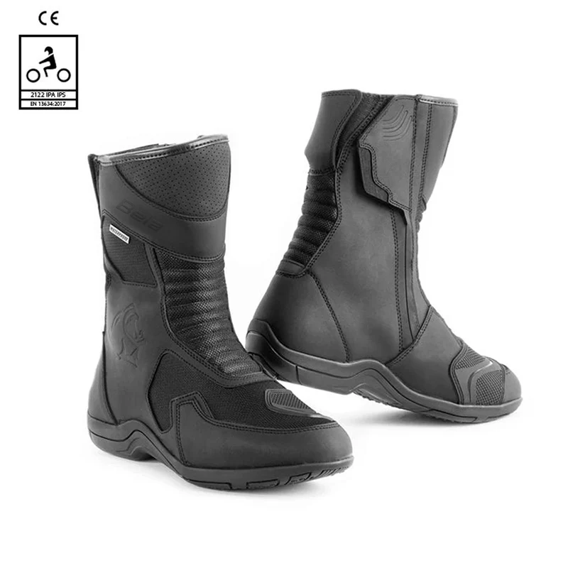 BELA MOHACK WP BOTAS DE MOTO COURO HOMEM PRETO 40 / PRETO