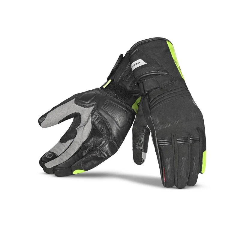 BELA IGLO WINTER WP Luvas De Moto Textil Preto Vermelho Fluor 2XL / PRETO VERMELHO FLUOR